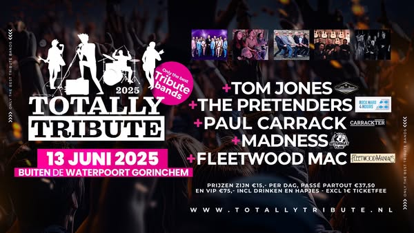 LineUp Totally Tribute Gorinchem
